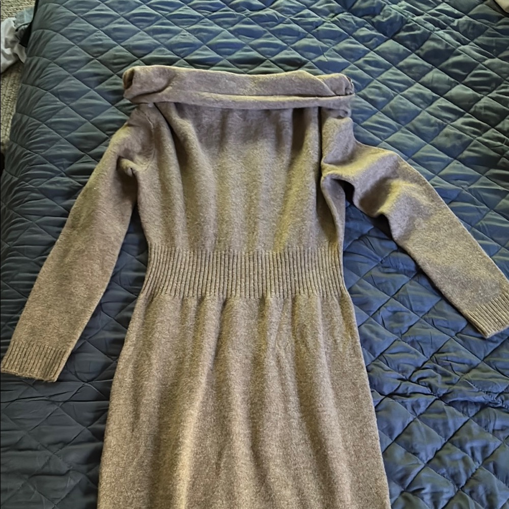 Astr the Label Brown Knit Sweater Dress